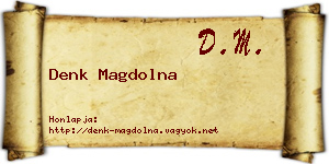 Denk Magdolna névjegykártya